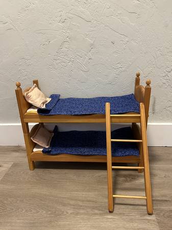 Wooden Bunk Beds for American Girl Doll or 18" Dolls 1