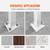 Handrails for Outdoor Steps, Fit 1 or 3 Steps Outdoor Stair Railing 5 thumbnail