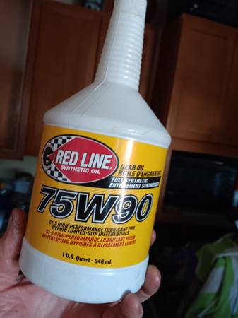 Redline MT-90...5 qts full synthetic gear lube 1