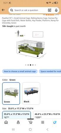 Medium animal cage NEW 1