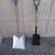 MENS ICE SKATES   SNOW SCOOP  METAL  POLY EDGE. SHOVELS,  ICE SCRAPER- 8 thumbnail