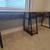 Matching rustic wood double computer desk and TV stand 3 thumbnail