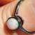 Natural White Opal Ring, Size 7.5 8 thumbnail