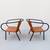 Leather and Steel Lounge Chairs by Afteroom in Cognac 10 thumbnail