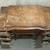 Antique White Rotary Treadle Sewing Machine Tiger Oak Cabinet 6 thumbnail
