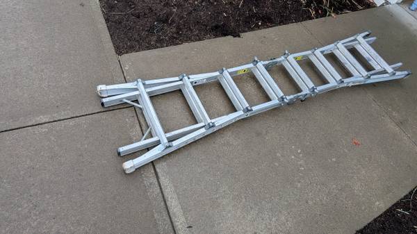 17' FT ALUMINUM MULTIPLE FUNCTION LADDER 1