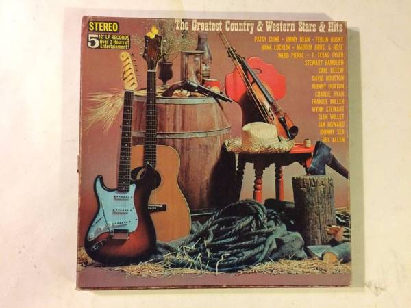 VARIOUS ARTISTS "THE GREATEST COUNTRY & WESTERN STARS & HITS" RECORDS 1