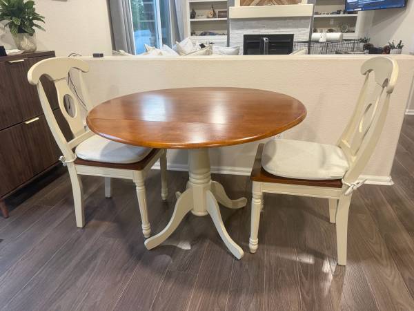 Collapsible dining table and chairs (will take best offer) 1