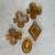 Carnival glass dinner table dining set 9 thumbnail