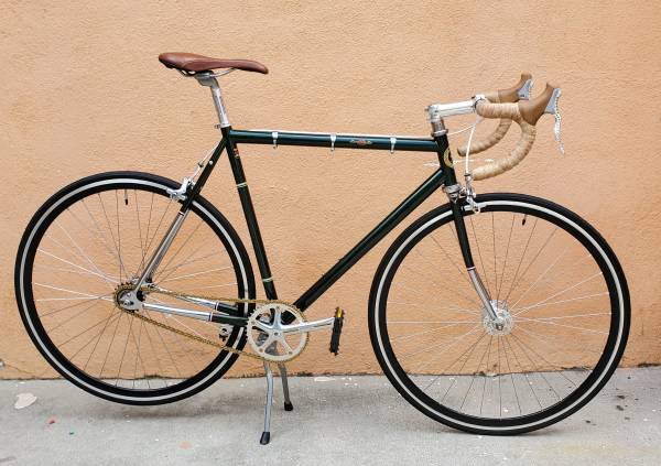 Custom Single Speed Reynolds 520 Chrome-Moly Butted Frame 56 1