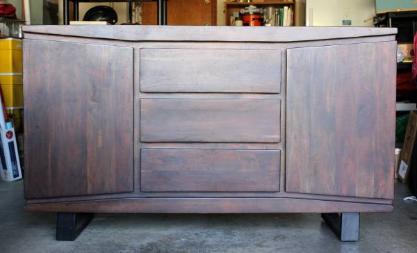 Solid wood credenza/buffet/sideboard 1