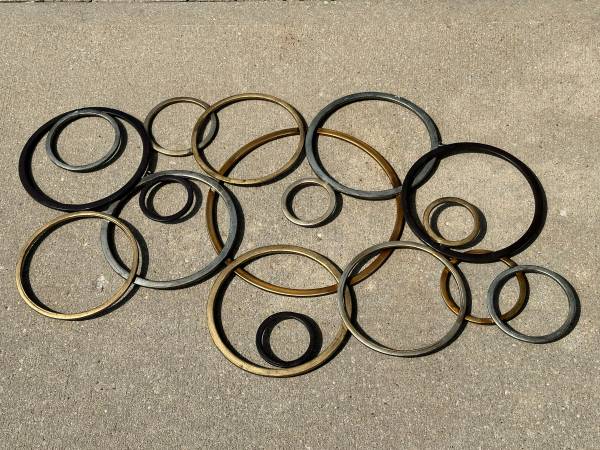 Metal Circles Wall Decor 1