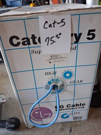 CAT-5 cable, speaker cable, low volt cable 1