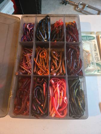 3 boxes soft plastics 1