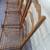 2 RARE VINTAGE RAW HIDE LEATHER DINING CHAIRS 2 thumbnail