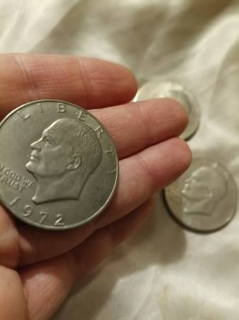 Eisenhower silver dollar (3) 1