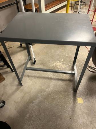 Metal Utility Work Table / Workbench – 36" × 24" 1
