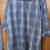 Van Heusen Blue Plaid Button Down Dress Shirt Men's XL 1 thumbnail