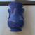 Beautiful Vintage Blue Pottery Glaze 6" Tall Vase with Handles 3 thumbnail