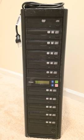 Teac 10 Target Standalone SATA CD/DVD Duplicator Recorder 1