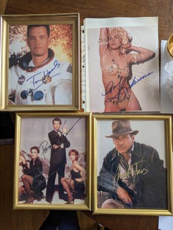 Hollywood stars autograph 1