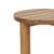 PAIR OF OUTDOOR WOOD SIDE TABLES ROUND -ALLNEW 7 thumbnail