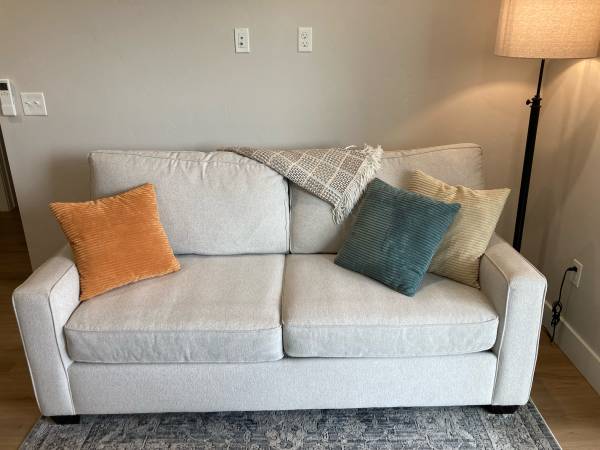 Pottery Barn Couch & Swivel Chair 1