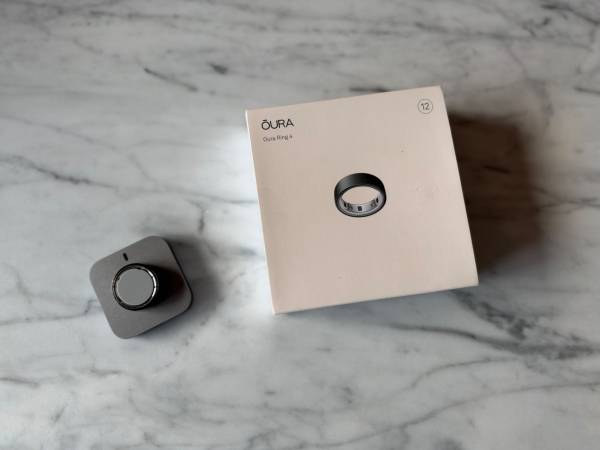 Oura Ring 4 – Stealth (Matte Black) – Size 12 1