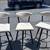 THREE SWIVEL BAR STOOLS 1 thumbnail