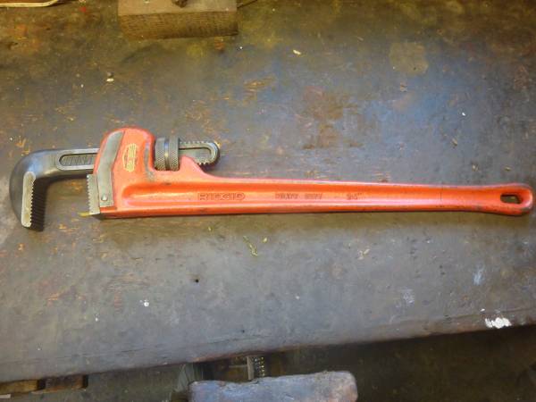 Ridgid 24" Pipe Wrench As New 1
