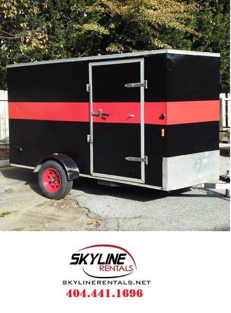 Enclosed & Dump trailers FOR RENT 1