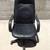 Black Leather Adjustable Swivel Highback Executive Office Desk Chair 9 thumbnail