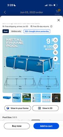 Above ground pool 1