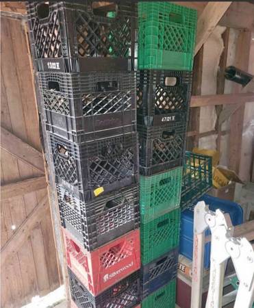 Authentic Commercial-Grade Heavy Duty Milk Crates 1