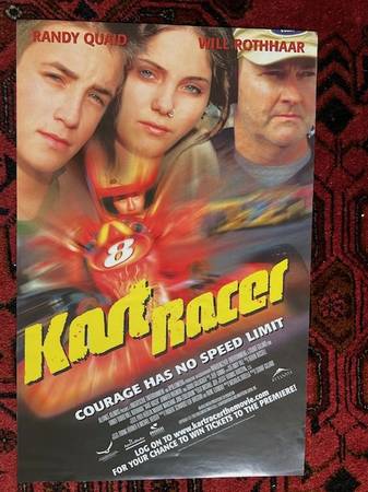 KART RACER (2003) Window Card Movie Poster.  With Randy Quaid 1