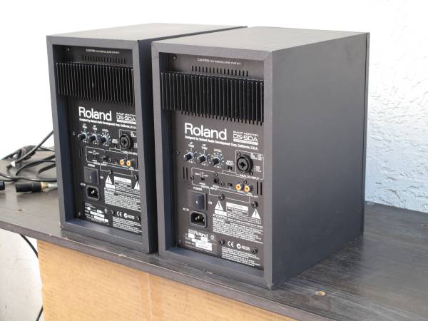 Roland DS-50A Bi-Amp Powered Monitor Speakers w 24-bit Digital