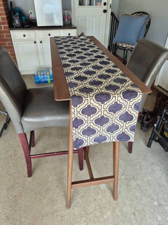 Bar table and stools 1