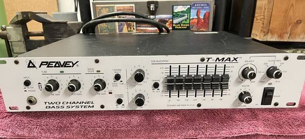Peavey T-Max Two Channel Bass Amp - musical instruments - by owner