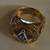 Men's 12K Gold Plated Ring size 10 7 thumbnail