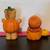 Set of 2 Vintage 1984 1985 Lucy & Me Autumn Halloween Bears w/Pumpkins 4 thumbnail
