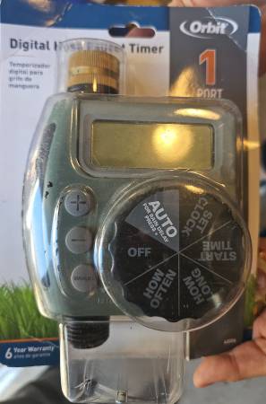Orbit Single-Dial Water Timer, Extra-large LCD 1