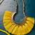 Yellow beaded statement necklace 3 thumbnail