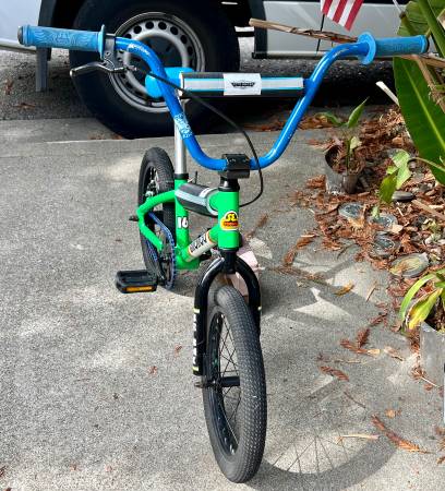 SE RACING MINI BRONCO ALEACIÓN 16" BMX PIT BIKE PERSONALIZADA VERDE - $140 (novato)63471437165955122