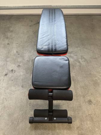 ATIVAFIT Adjustable Weight Bench + Dumbbell Set 1