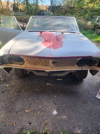 67 Chevelle  convertible fresh red paint rare protecto plate 1