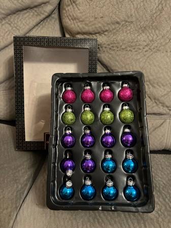 20 Count Glass Ornaments for $4 1