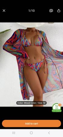 3 BRAND NEW 3PC bathingsuit sets 1