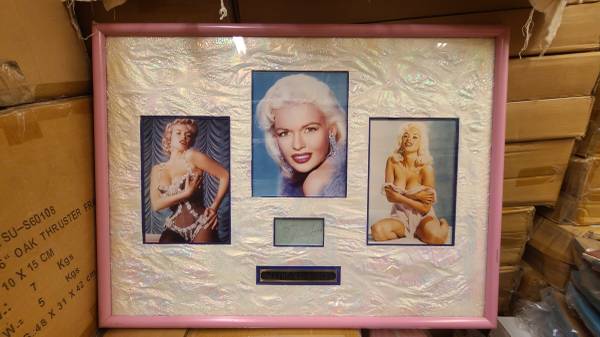 Jayne mansfield framed Photos with Auto 1