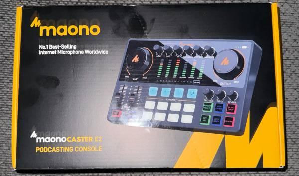 Maono caster E2 podcasting console. Retail: $132 1