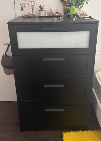 all saints dress black Harbor 3 Drawer with Divded Top Drawer Dresser, Blonde